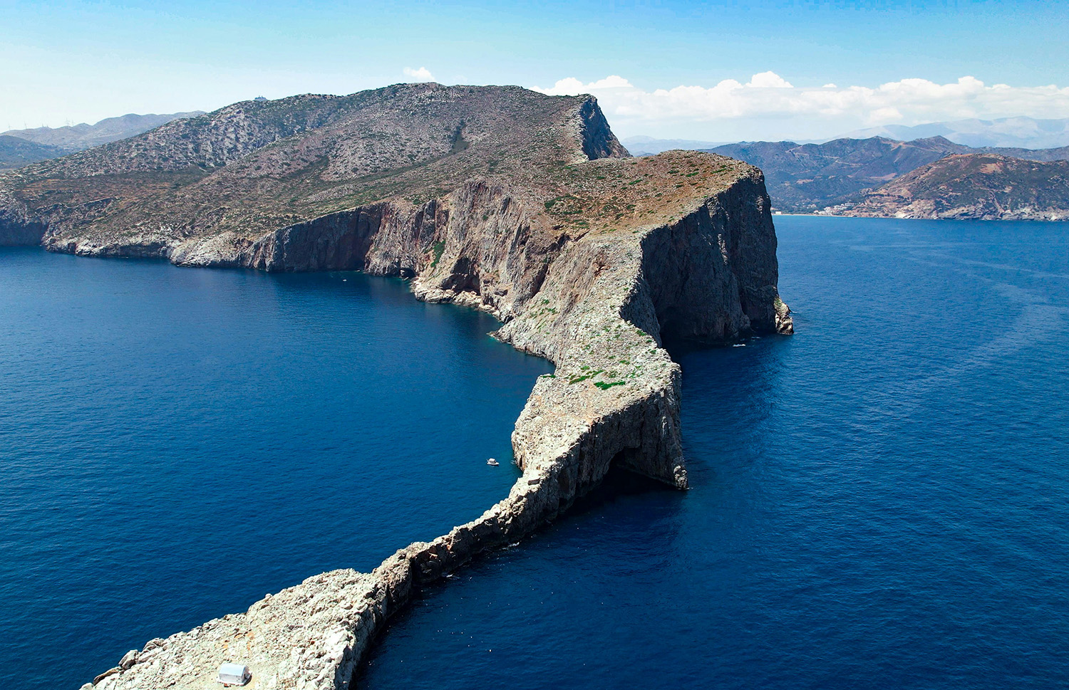 The stunning shorelines of Crete.