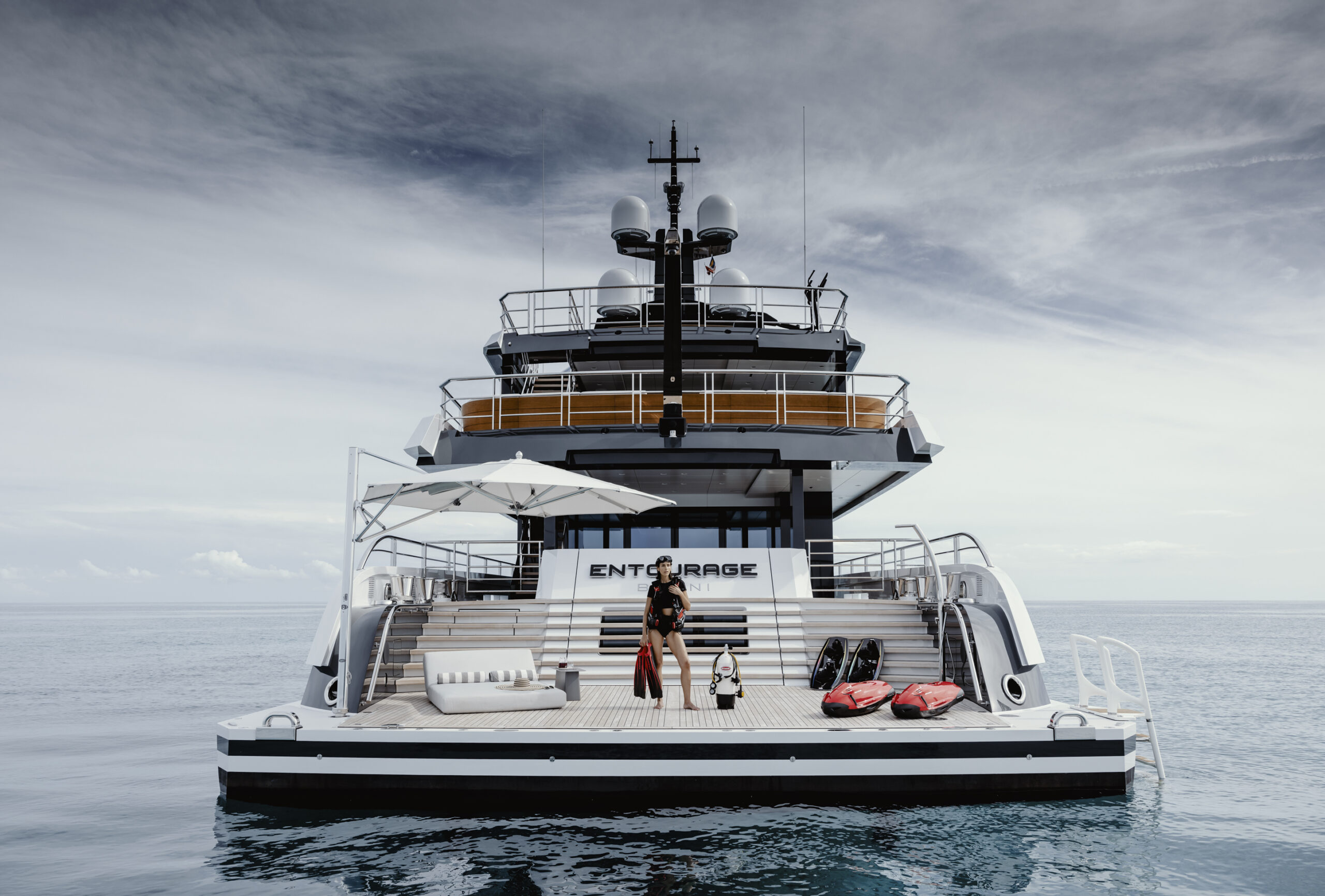 The Amels ENTOURAGE makes for the perfect luxury yacht charter
