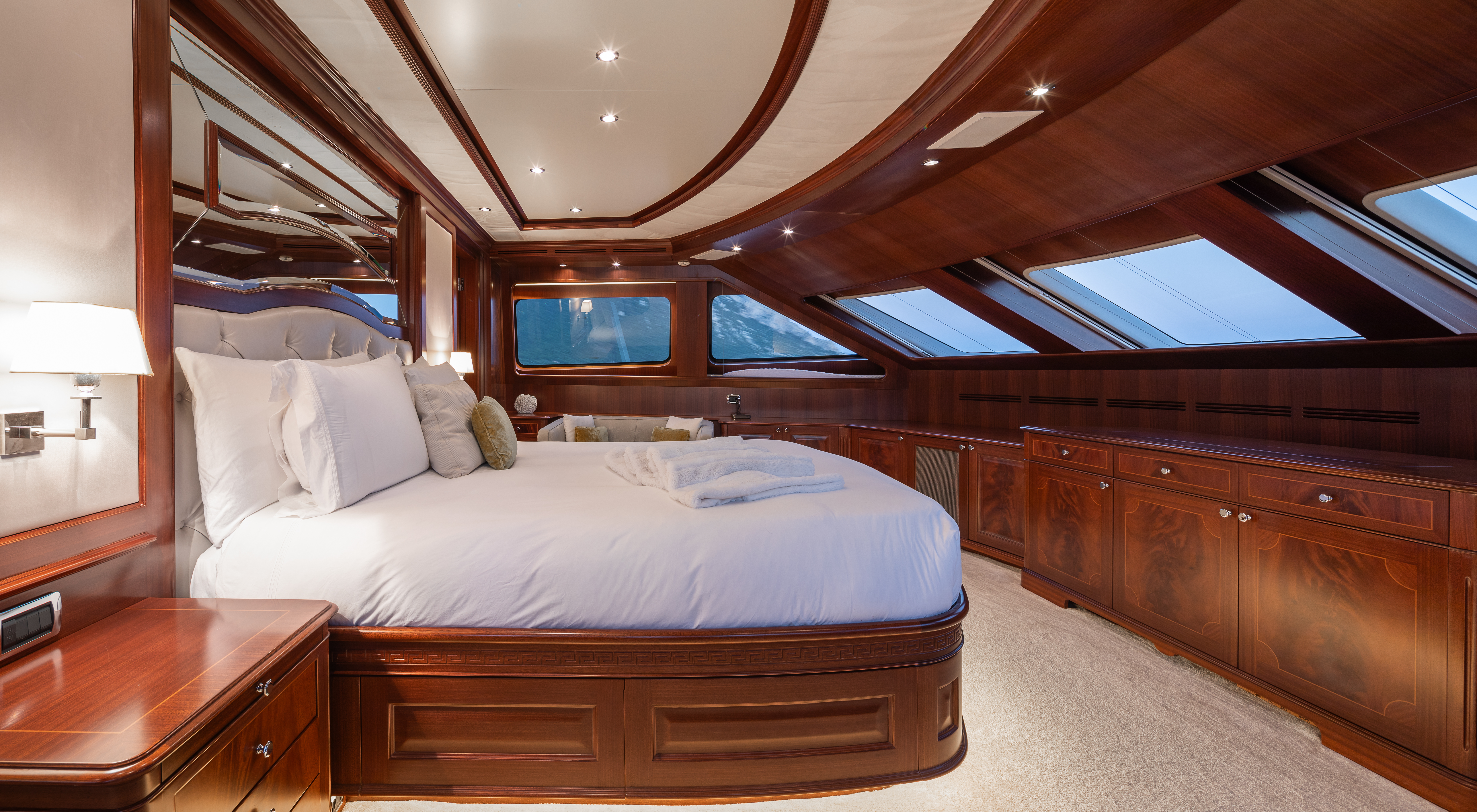 Stunning suites are just part of the VIRTUE charter package