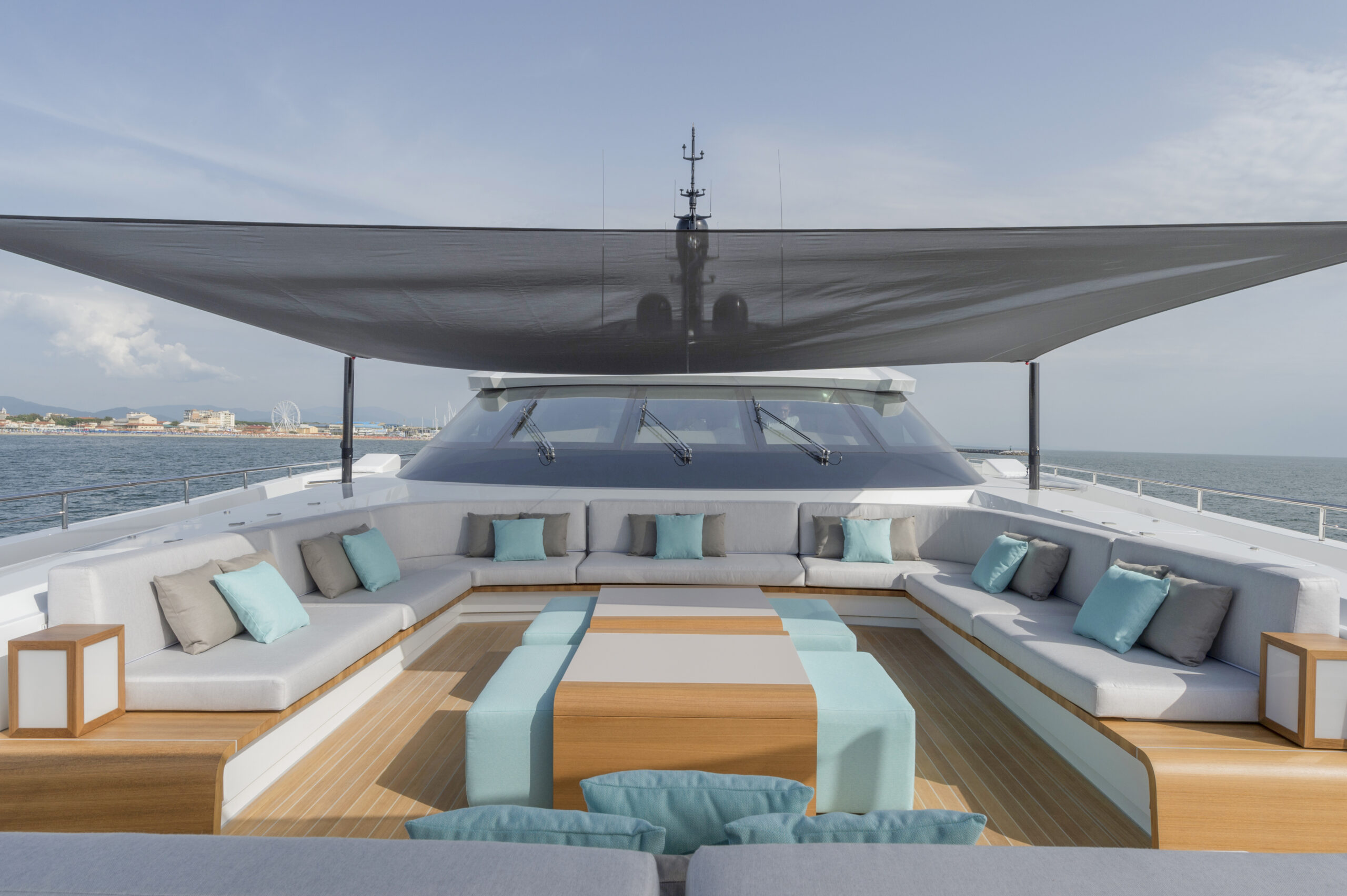 Eat and drink on one of Utopia’s lavish decks