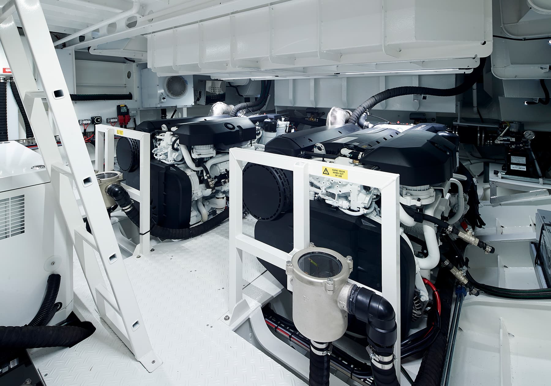 Steeler Yachts Bronson 50 Engine Room