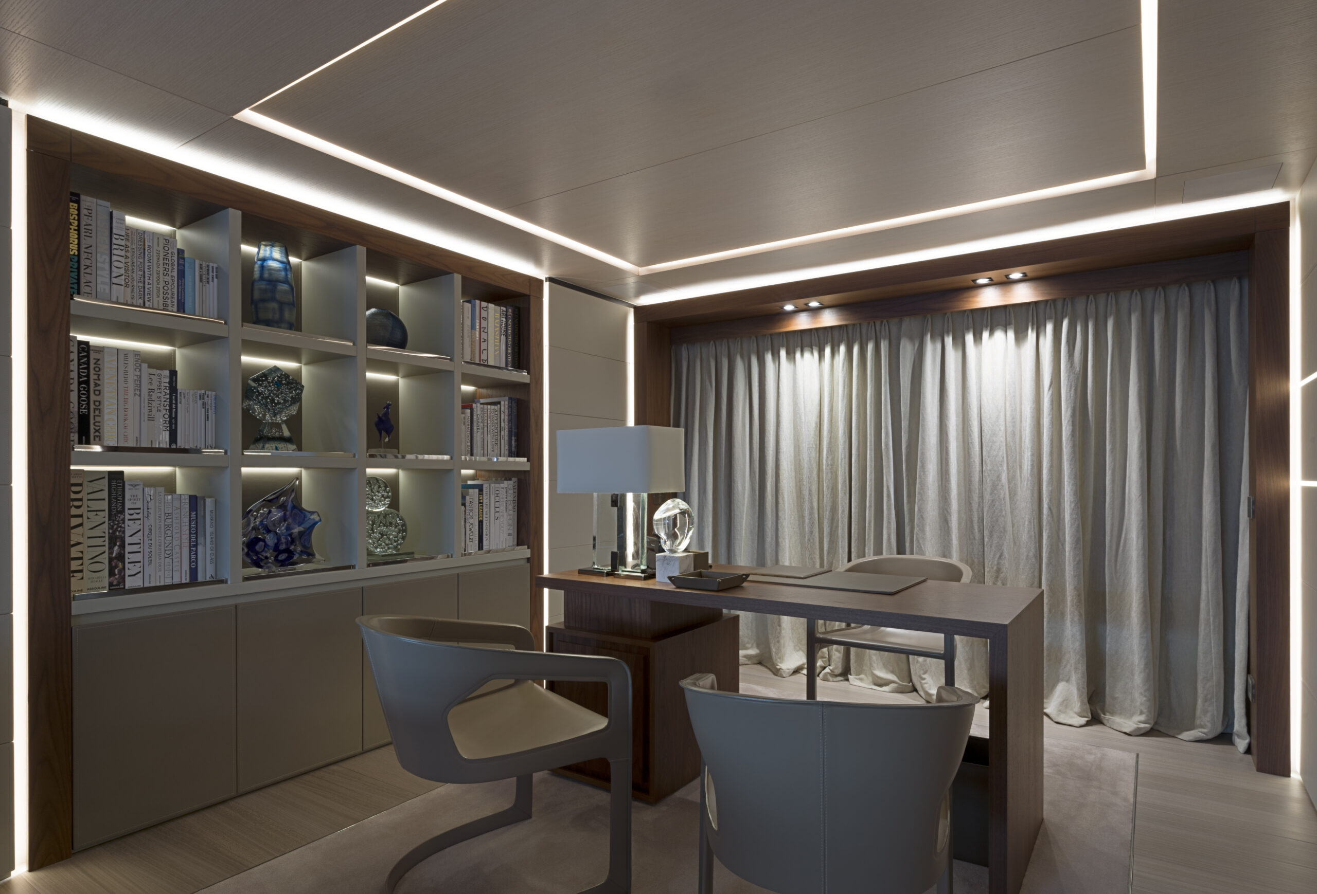 Luxurious accommodations await guests of the UTOPIA IV