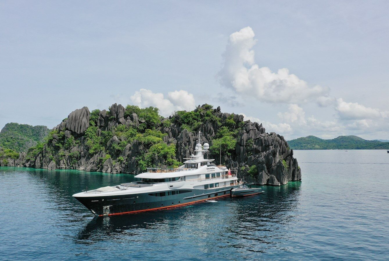 180ft AMELS yacht GENE MACHINE u2014 exterior