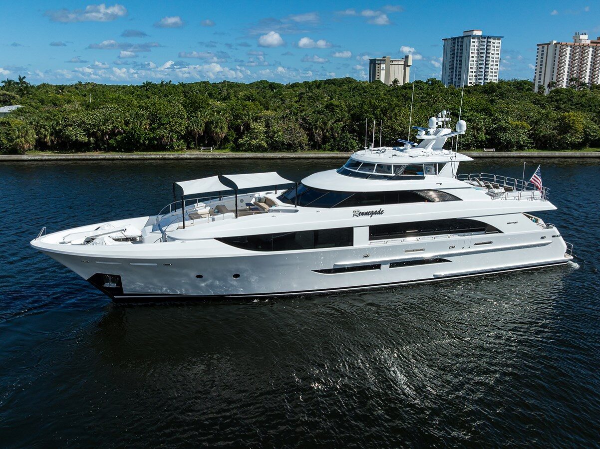 125ft WESTPORT yacht RENNEGADE u2014 exterior
